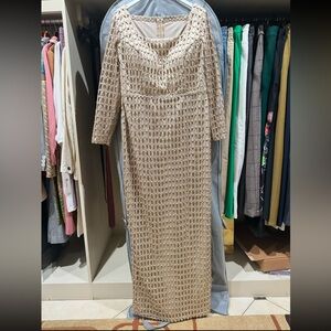 Evening Gown Dress Made in Turkey. Size L